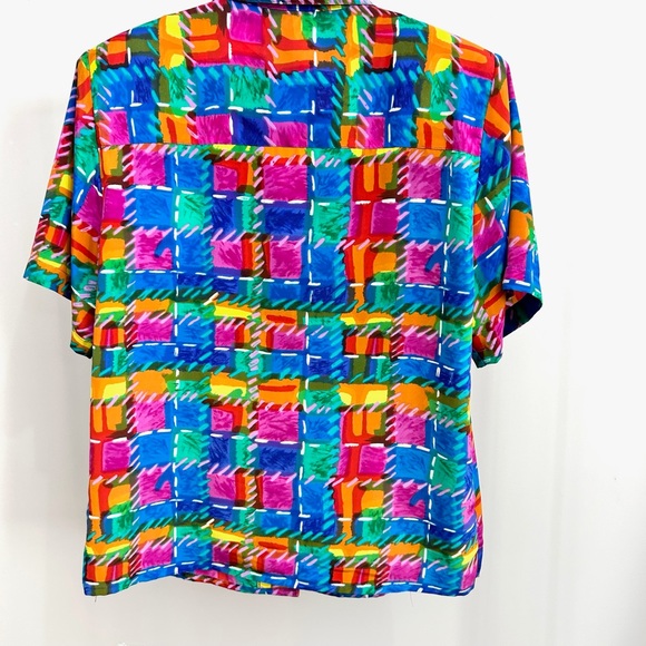 Vintage Colourful Button Up - Picture 3 of 4